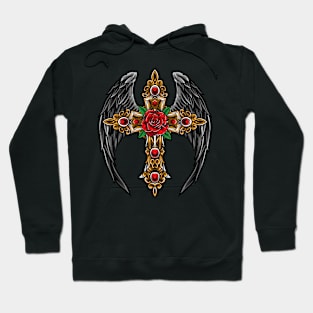 Decorative Holy Cross Hoodie